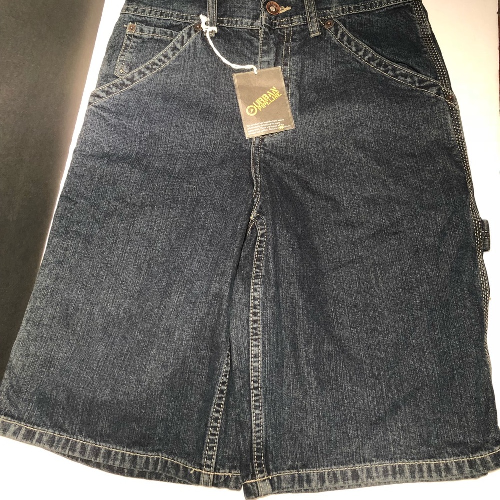 Urban Pipeline Boys Denim Cargo Shorts SZ 12